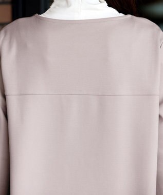 Tiaclasse 【洗える】キーネックカットソートップス グレージュ