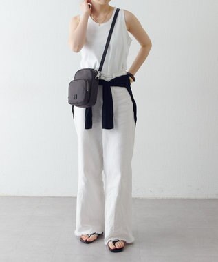 russet コーデュラナイロンスクエアショルダーバッグ(CE-1751) D.Brown