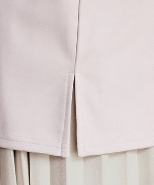 Tiaclasse 【洗える】キーネックカットソートップス グレージュ