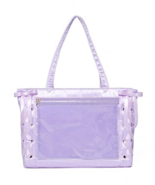 WEGO 【痛バ＆推し活グッズ】レースアップ痛バッグS パープル