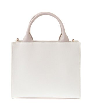 Maison de FLEUR ロゴ刺繍キャンバス2Wayトートバッグ Pink