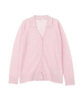 CRAFT STANDARD BOUTIQUE シアージョーゼットニットカーディガン Light Pink