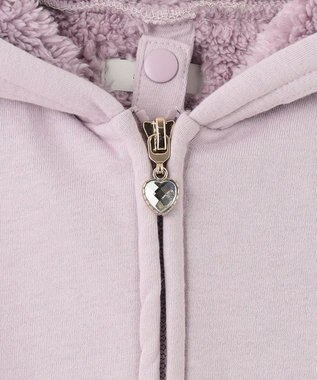 ANY KIDS 裏ボアボンディングブルゾン ラベンダー