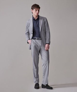 J.PRESS MEN 【接触冷感 / 吸水速乾 / UVカット】【SOFTCOOL ACTIVE】 オックスフォード ドレスシャツ / B.D. ネイビー系