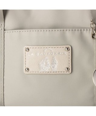 LA BAGAGERIE 10ポケット持ち手付きリュック Lサイズ グレー