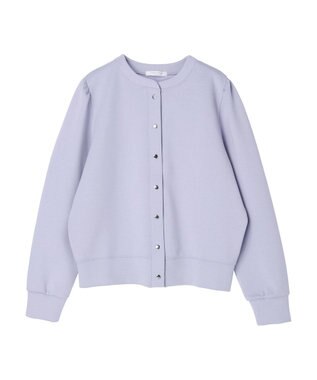 Green Parks 肩ボリュームダンボールカーディガン Purple