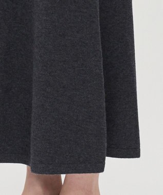 uncrave 【手洗い可】ウール ナイロン ニット ワンピース（uncrave STANDARD） チャコール