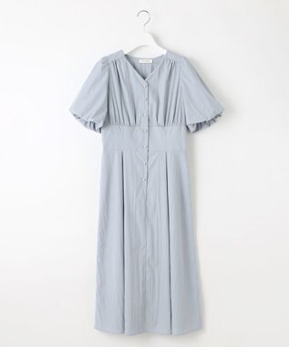 Feroux バルーンスリーブ ワンピース スカイブルー系