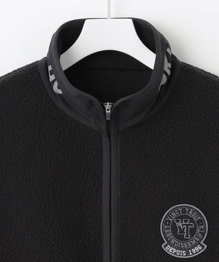 23区GOLF 【MEN】ボアフリースプルオーバー ブラック系