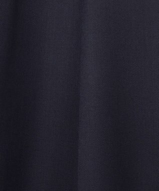 #Newans ウエスト調整可ワイドパンツ ネイビー