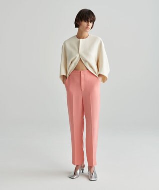 NAVE 【ReNAVE　洗える】バックサテンジョーゼット コーラル