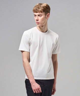 JOSEPH HOMME 【新色追加】ハイゲージベアスムース　クルーネックＴシャツ ホワイト系