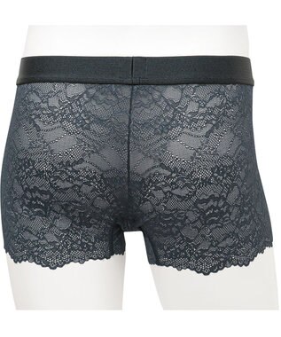 WACOAL MEN WACOAL MEN 【レースボクサー】 ボクサーパンツ フロント快適グラマラス 通気性 スカラ始末(裾部分) 前閉じ 下着 レース メンズ WT3812 /ワコールメン ダークブラウン