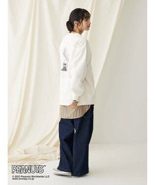 CRAFT STANDARD BOUTIQUE ＰＥＡＮＵＴＳ裏起毛スウェットクルー Ivory