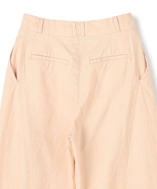 BEIGE， PREHNA / コットンツイル カービーシームワイドパンツ Peach