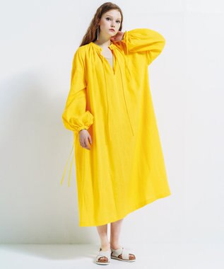 23区 Lab ハイカウントリネン パフスリーブ ワンピース 23区 ファッション通販 公式通販 オンワード クローゼット