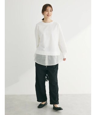 Green Parks 前後２ｗａｙシアードッキングチュニック Off White