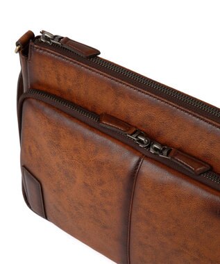 ACE BAGS & LUGGAGE LO HOMME PRESSE アルカイック 本革 日本製 ショルダーバッグ 横型 71883 ロ・オム・プレッセ ブラウン