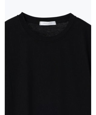 Green Parks 布帛ドッキング脇リボンプルオーバー Black