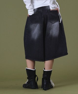 WEGO バギーハーフデニム ブラック