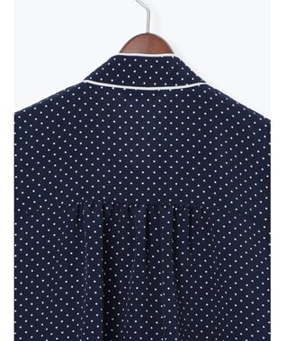 Te chichi パターンアソートボウタイブラウス《2026 spring catalog item》 ネイビー