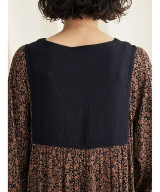 CRAFT STANDARD BOUTIQUE レーヨンキルト切り替えワンピース Flower