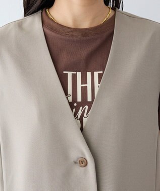 CRAFT STANDARD BOUTIQUE バックデザインジレ Beige