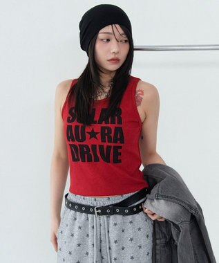 WEGO 【カップ付き】グラフィックカップインタンク 柄7