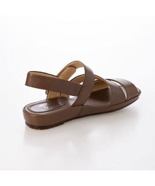 ing <ing>【WEB限定】ベルトデザインサンダル ダークブラウン