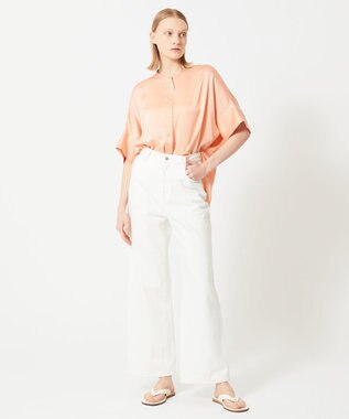 BEIGE， YEW / シャツブラウス Peach