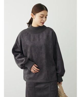 Green Parks ・ＥＬＥＮＣＡＲＥ　ＤＵＥ　エンボスプルオーバー Charcoal Gray