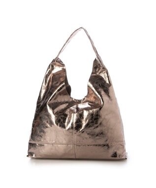 UNBILLION 【テレビ ドラマ着用アイテム】カシュカシュ cachecache / 一枚仕立てホーボーバッグ ダークシルバー