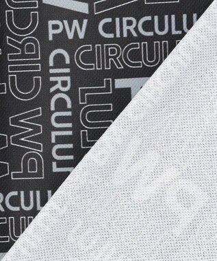 PW CIRCULUS 【MEN】PW LOGO 総柄ポロシャツ ゴルフ ブラック系5