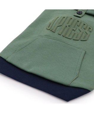 PET PARADISE J.PRESS エンボス ロゴパーカー 小型犬 ライトカーキ