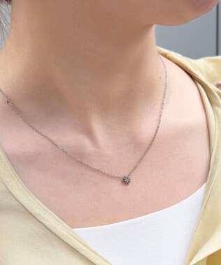 Phoebe 〈金属アレルギー対応〉ルミエールスターライトネックレス/シルバー 星モチーフ シルバー