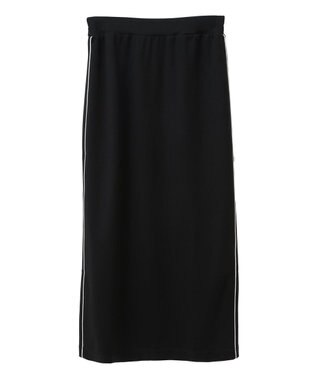 CRAFT STANDARD BOUTIQUE パイピングラインスカート Black