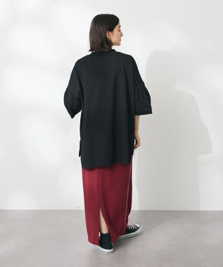 CRAFT STANDARD BOUTIQUE パイピングラインスカート Red