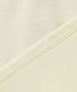 J.PRESS LADIES L 【洗える】エンブロシャツジャージー ブラウスライク カットソー ライム系