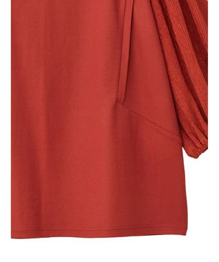 Green Parks 袖表面ドッキングカットプルオーバー Terracotta