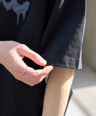 WEGO 【ユニセックス着用ITEM】ワッペンロゴドロストBIG　T（SS） ブラック