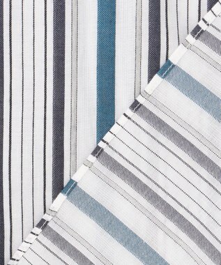 JOSEPH ABBOUD 【サステイナブル・JAPANファブリック】ソアロンストライプ シャツ ネイビー系1