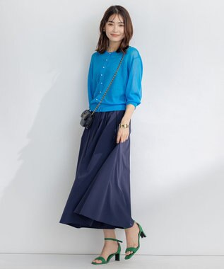 組曲 【弱撥水機能・UVケア】ライトナイロンストレッチ パンツ ネイビー系