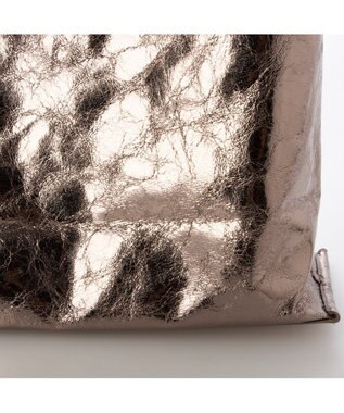 UNBILLION 【テレビ ドラマ着用アイテム】カシュカシュ cachecache / 一枚仕立てホーボーバッグ ダークシルバー