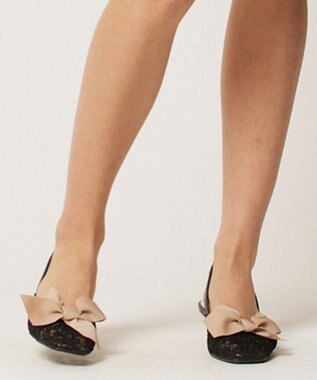 TOCCA NUANCE RIBBON BACKSTRAP SANDALS サンダル ベージュ系