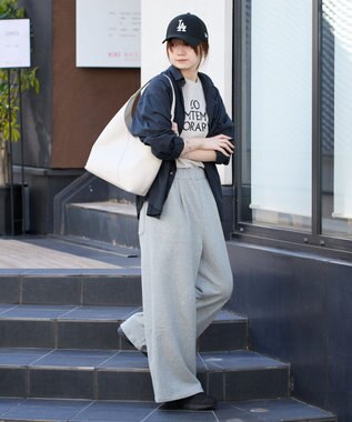 russet スムースレザートートバッグ(CE-1677) Ivory