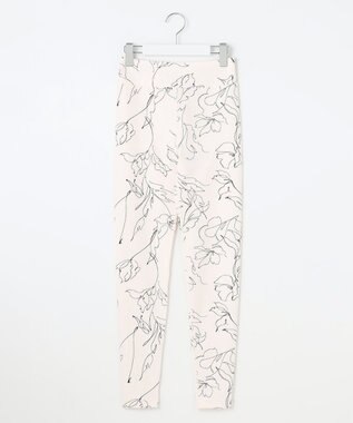 ONWARD CROSSET SELECT 【SEESET】ラインフラワーレギンス WHITE