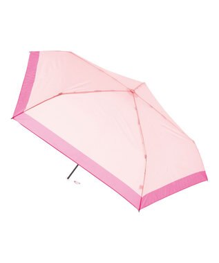 MOONBAT Magical tech(マジカルテック) 超軽量 折りたたみ傘 72g 55cm 大きめ ヘムボーダー UV ローズピンク