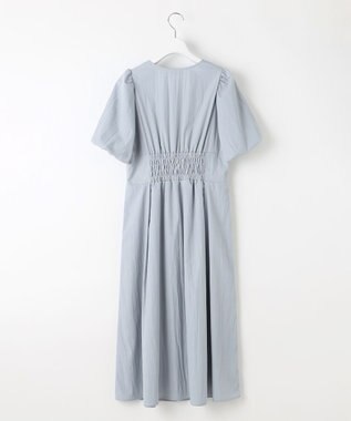 Feroux バルーンスリーブ ワンピース スカイブルー系