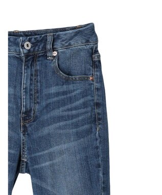 earth music&ecology セルフカットセミフレアデニムパンツ Medium Indigo