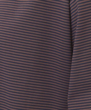AMERICAN HOLIC 裾ラウンドＴシャツ Border Navy
